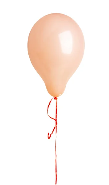 Heliumfargede Ballonger Isolert Hvit Bakgrunn – stockfoto