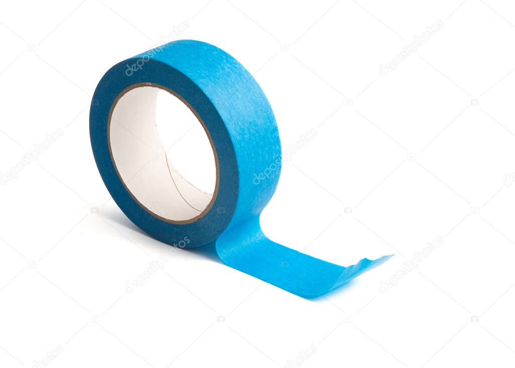 masking tape isolated on white background