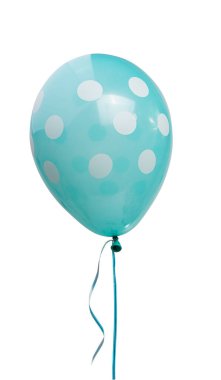 Helyum balonları beyaz sırtüstü izole edilmiş