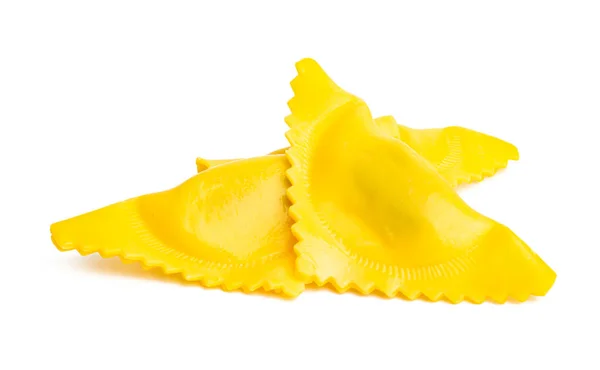 Ravioli Isolerad Vit Bakgrund — Stockfoto