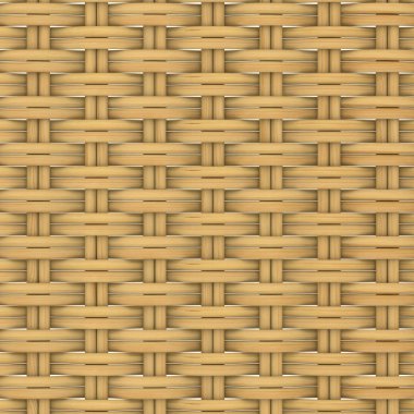 Dekoratif ahşap dokulu sepet dokuma soyut. 3D görüntü