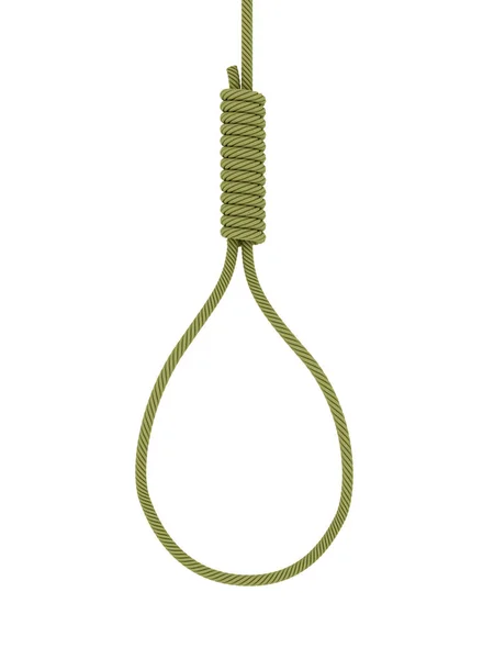 Gallows on white background. Isolated 3D image — Stock Photo, Image