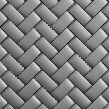 Soyut Dekoratif metalik sepet dokuma dokulu. 3D görüntü