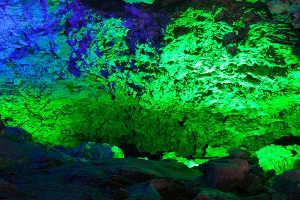 Gruta en la cueva de hielo Kungur — Foto de Stock