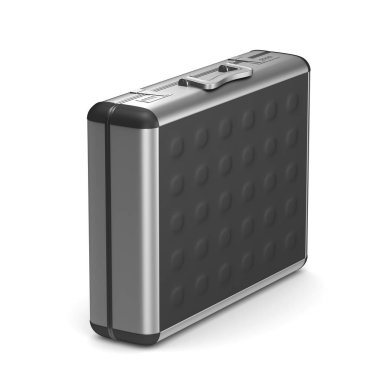 beyaz zemin üzerine dava. izole 3d görüntü