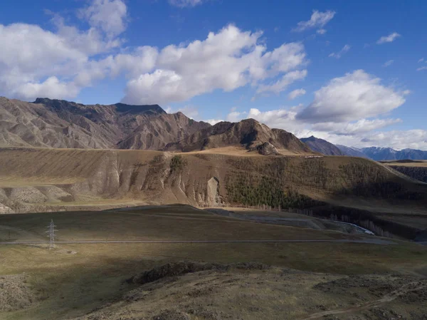 알타이 산맥. 아름 다운 고원 풍경입니다. 러시아. 시베리아. — 스톡 사진