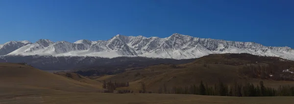 Altai. wunderschöne Hochlandlandschaft. Russland. Sibirien. — Stockfoto