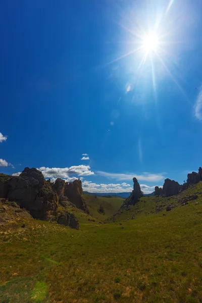 Vale de Barguzin. Paisagem verão. Rússia — Fotografia de Stock