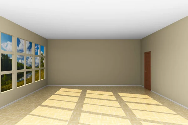 Salle de classe vide. Illustration 3D — Photo