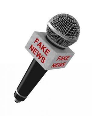 Beyaz arka planda mikrofon. İzole edilmiş üç boyutlu illüstrasyon