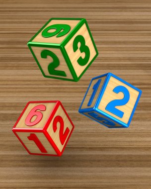 düşen sokak numaraları ile. 3D çizim