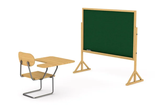 Klassenzimmer Auf Weißem Hintergrund Isolierte Illustration — Stockfoto