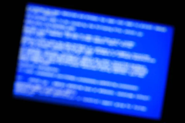 Blue screen of system crash