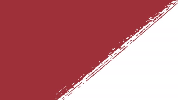 bandeira letónia letão bandeira desenho por traçados pincel vídeo