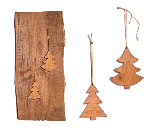 木製のクリスマスの装飾 — ストック写真