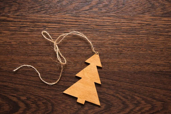 Handgefertigte Dekoration Weihnachtsbaum — Stockfoto