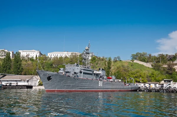 Sevastopol Crimea Ukraine Maj 2013 Statek Pełnomorski Ivan Golubets 911 — Zdjęcie stockowe