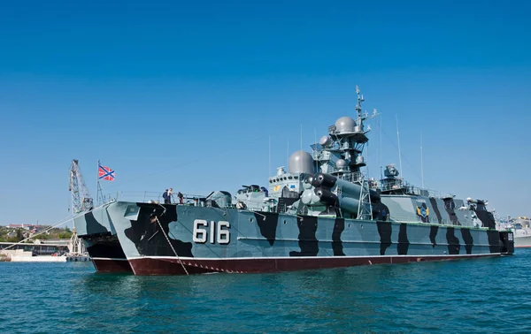 Sevastopol Crimea Ukrajina Květen 2013 Řízená Raketová Korveta Samum Loď — Stock fotografie