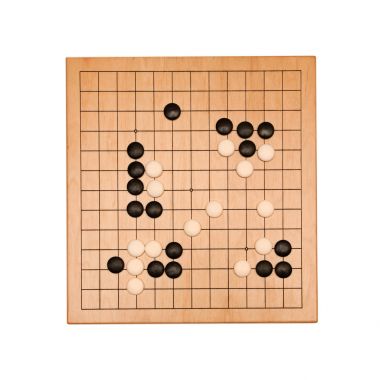 Danışma Kurulu oyun gitmek için ve kemikler. Üstten Görünüm