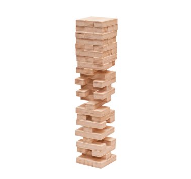 Blok ahşap oyun havlu (jenga)