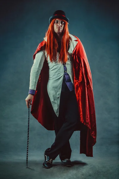 Портрет актора ірландського цирку в Тукседо . — стокове фото