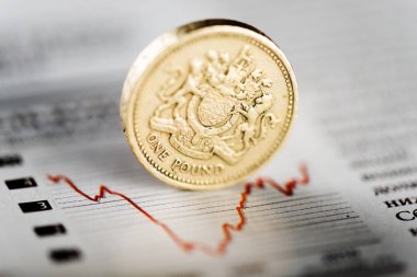 bir İngiliz Lirası para  