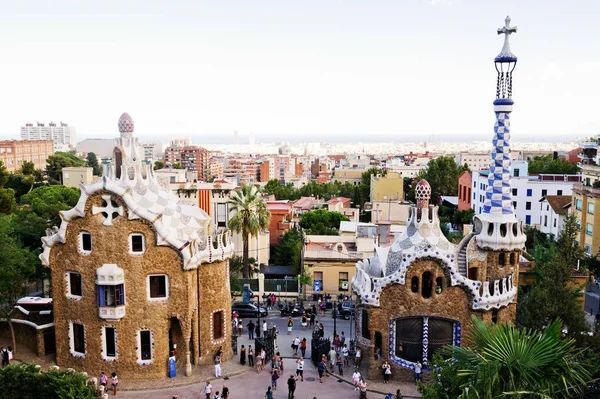 Parque Güell en Barcelona — Foto de Stock