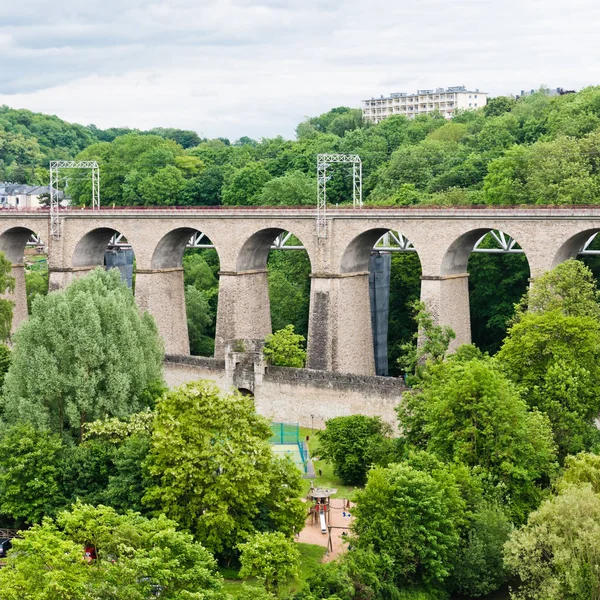 Passerelle luxembourg viadukt — Stockfoto