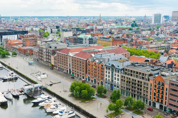 Luchtfoto van Antwerpen — Stockfoto