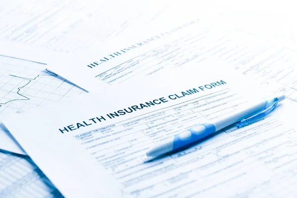 Health insurance form — Stock Photo, Image