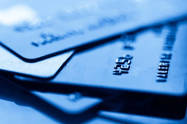 Poucos cartões de crédito — Fotografia de Stock