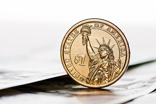 Us dollar coin — Stock Photo, Image