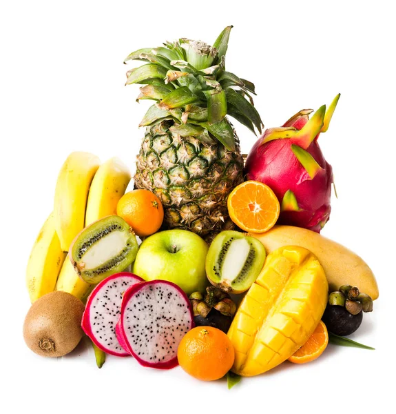 Composition of exotic fruits — Stock Photo, Image