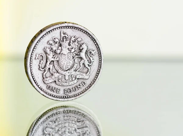 One pound coin — Stock Photo, Image