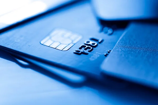 Poucos cartões de crédito — Fotografia de Stock