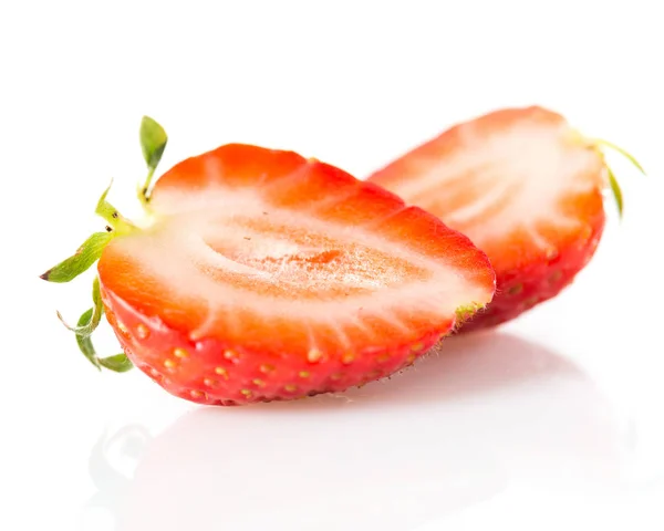 Mogna röda jordgubbar — Stockfoto