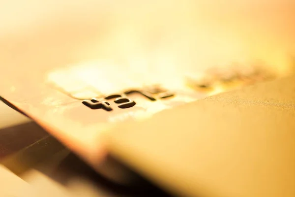 Kilka kart kredytowych — Zdjęcie stockowe