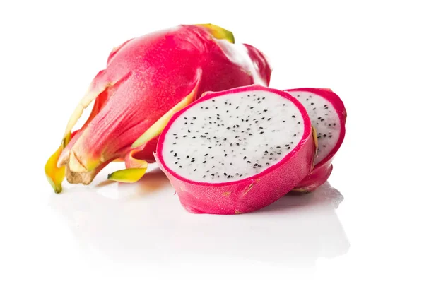 Dragon fruit on white — Stock Photo, Image