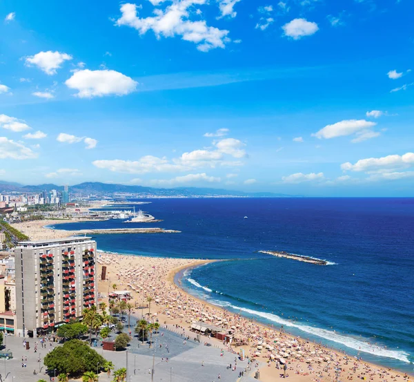 Barcelona'da Barceloneta beach