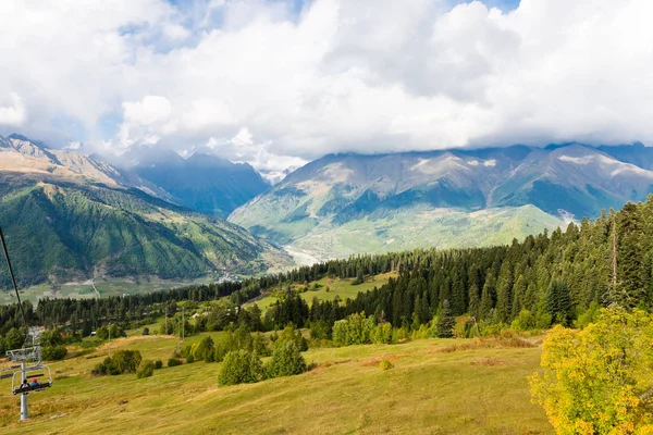 Dağ, peyzaj, Georgia — Stok fotoğraf