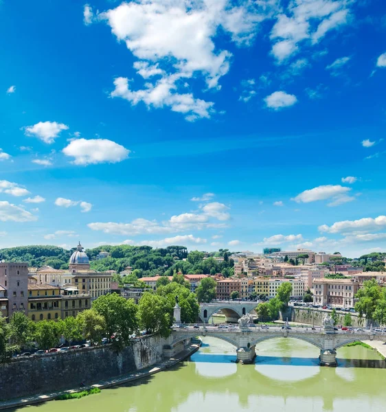 Vista de Roma de Castel SantAngelo — Fotografia de Stock