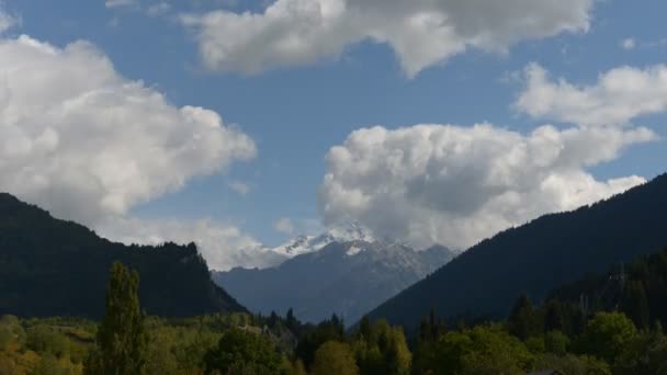 Svaneti Gürcistan Güzel Doğa — Stok video