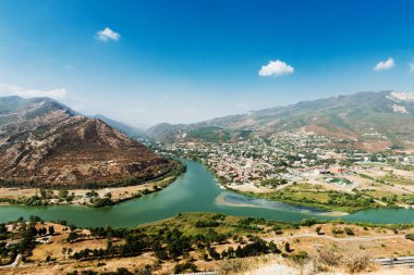 Nehirler izdiham Mtkvari ve Aragvi, Gürcistan