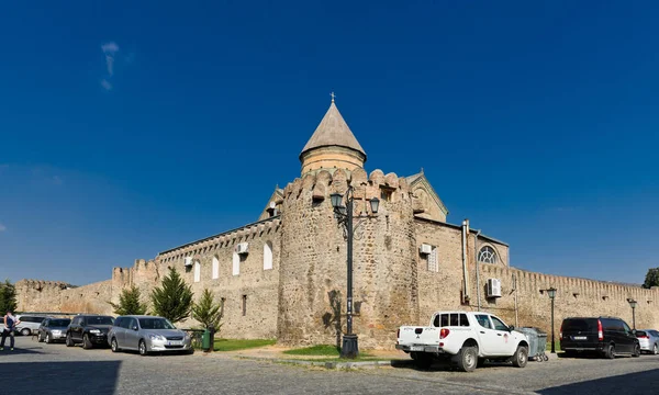 Mtscheta Georgien September 2017 Svetitskhoveli Katedral Ligger Georgisk Ortodoxa Katedralen — Stockfoto