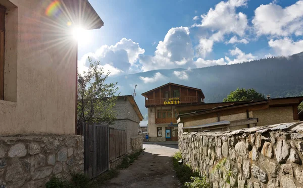 Mestia Georgia September Picturesque Streets Mestia Town Georgia — Stock Photo, Image