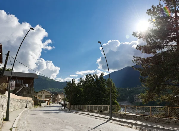 Mestia Georgia September Picturesque Streets Mestia Town Georgia — Stock Photo, Image