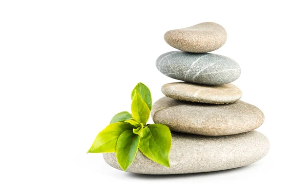 Balanza Guijarros Zen Spa Concepto Salud — Foto de Stock