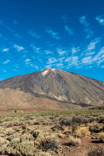 Wild landschap van tiide nationaal park in tenerife, Spai Stockfoto