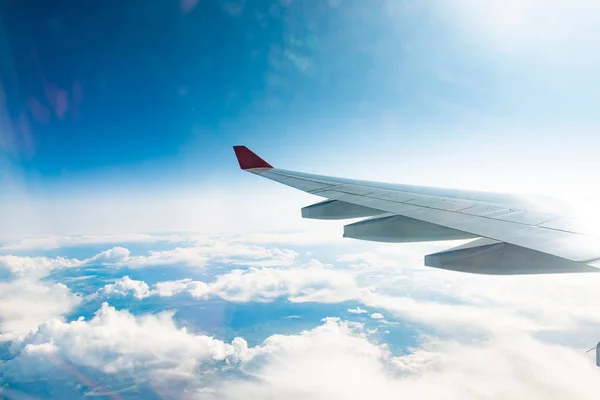 Airplane view of clouds — Stock Photo, Image