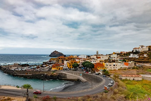 Uitzicht vanuit de lucht op Garachico in Tenerife, Canarische Eilanden — Stockfoto